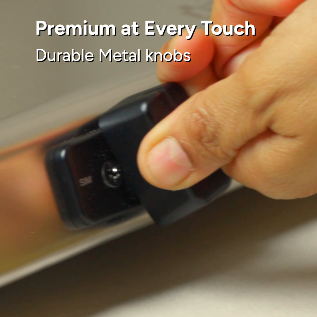 Durable metal control knob on Jyoti 340 WOW Crown
