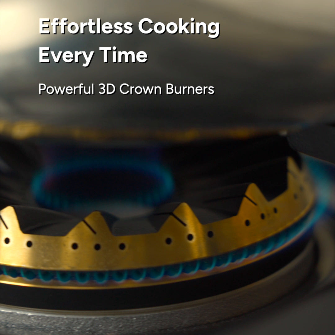Jyoti 340 WOW Crown 3D Crown burner with blue flame