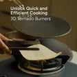 Jyoti 390 Oblong Matte 3D Tornado burner in use