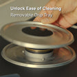 Removable drip tray on the Jyoti 390 Oblong Matte