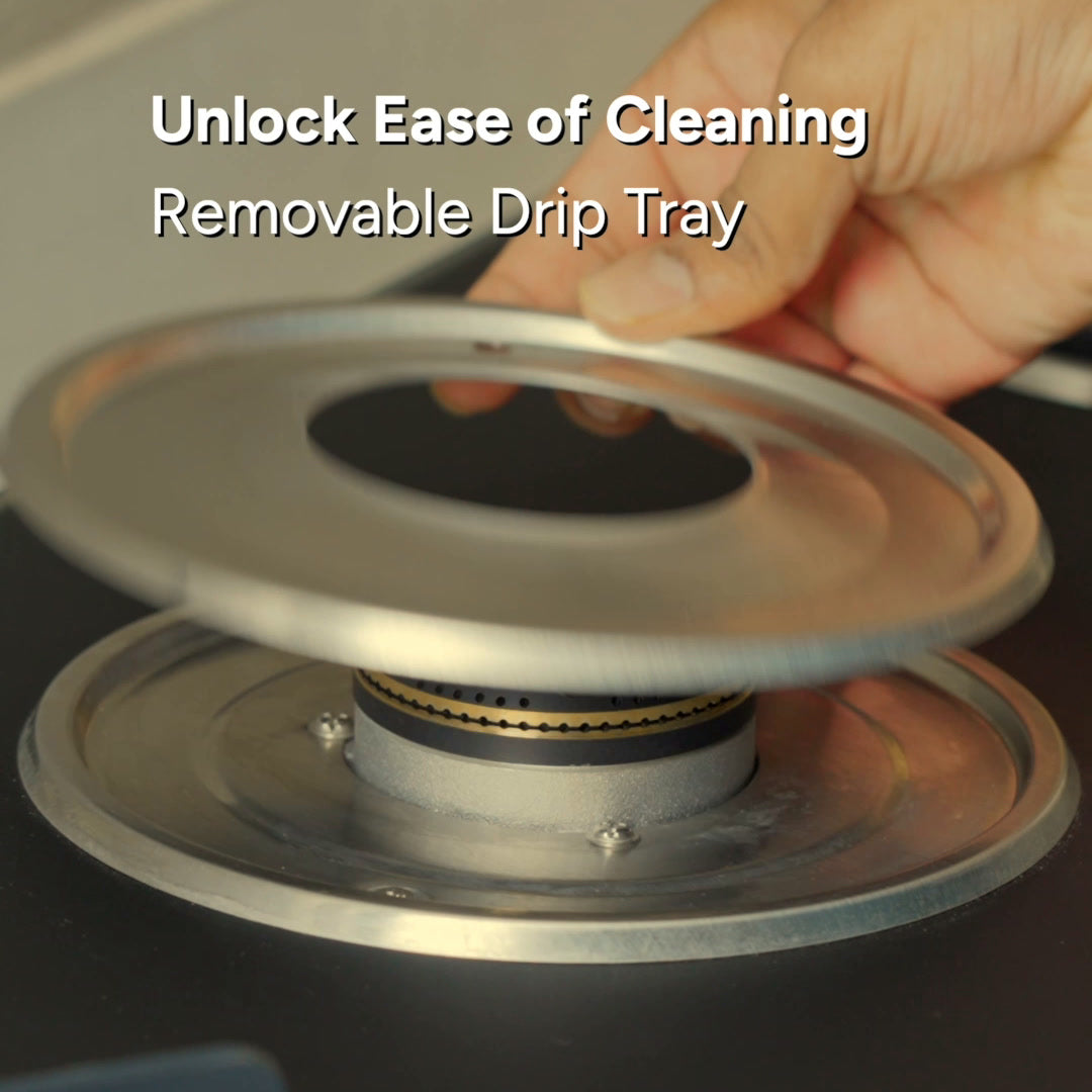 Removable drip tray on the Jyoti 390 Oblong Matte