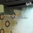 Oxygen 2050-60 extraction demonstration showing 1500 cubic metres per hour airflow
