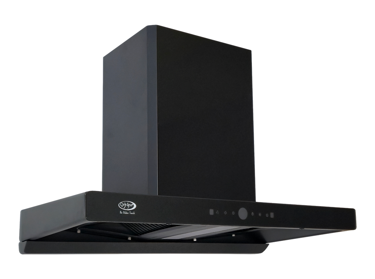 Oxygen 2094-90 Intelli-sense chimney three-quarter side view