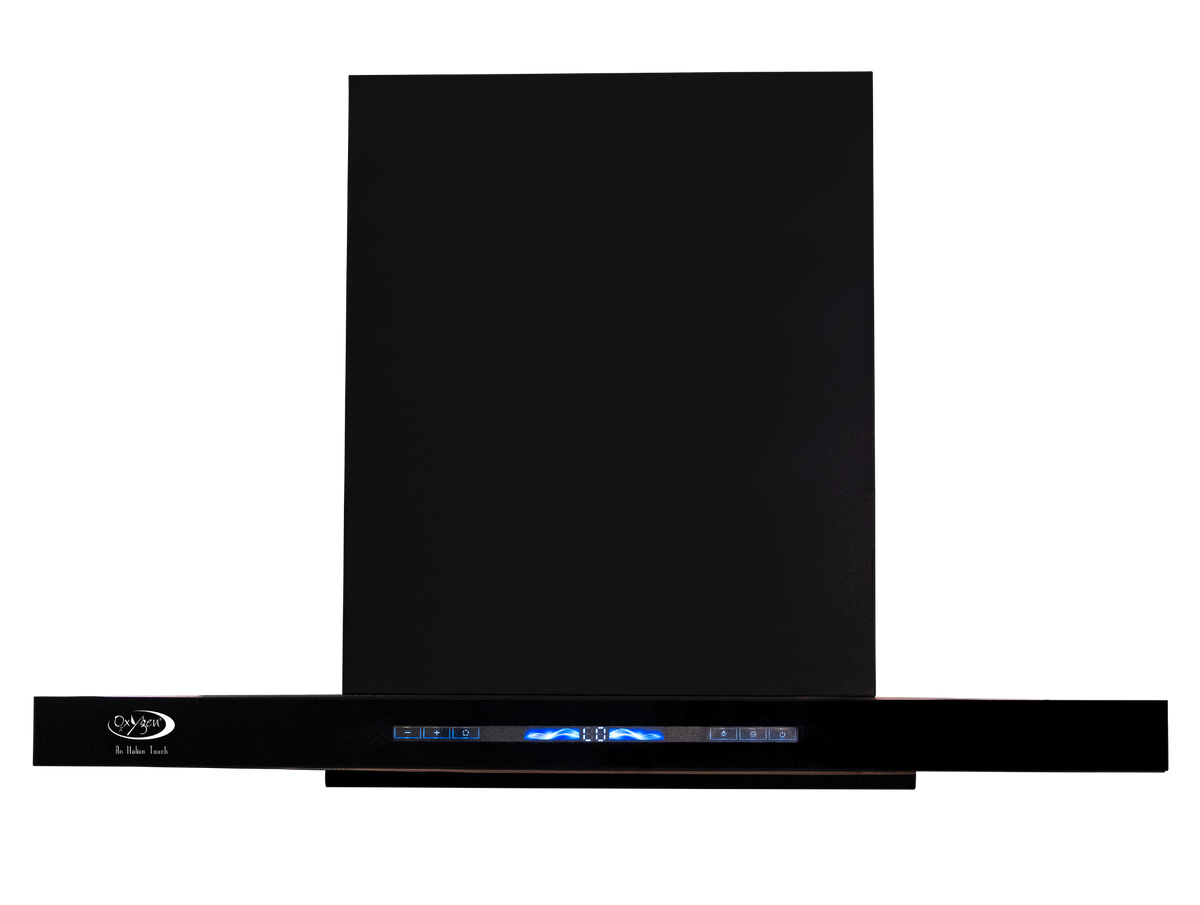 Oxygen 2097-75 Slim FL MS AC (Q) black chimney front view