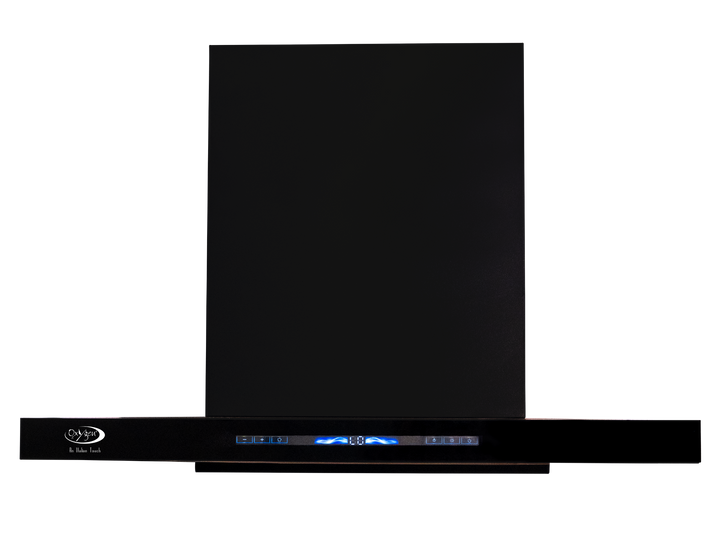 Oxygen 2097-75 Slim FL MS AC (Q) black chimney front view